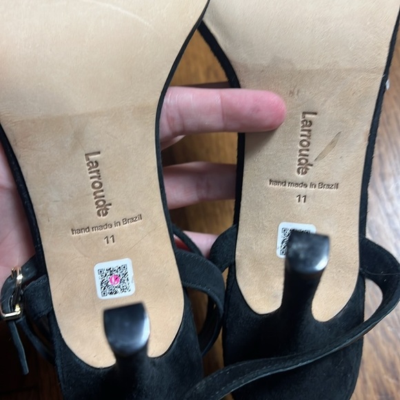 Larroude The Nyx Heel in Black Size 11 - Picture 5 of 6